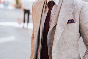 suede leather tie
