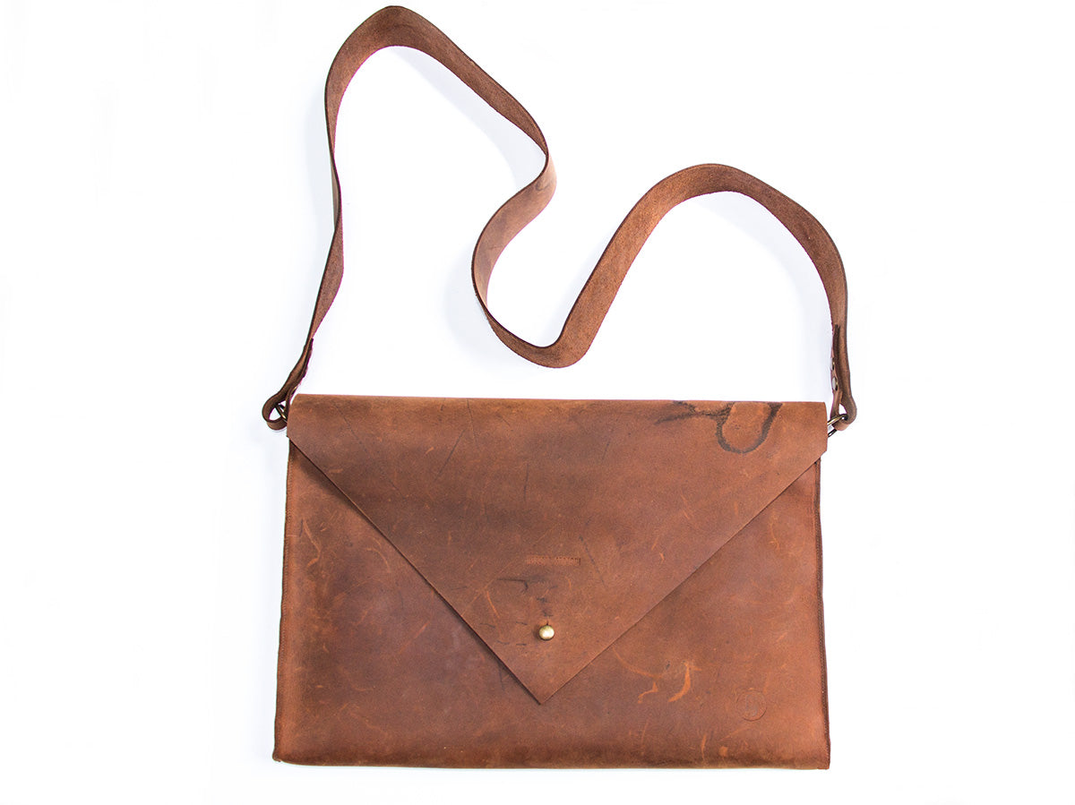 the schmidt business bag brick stone / shoulder strap